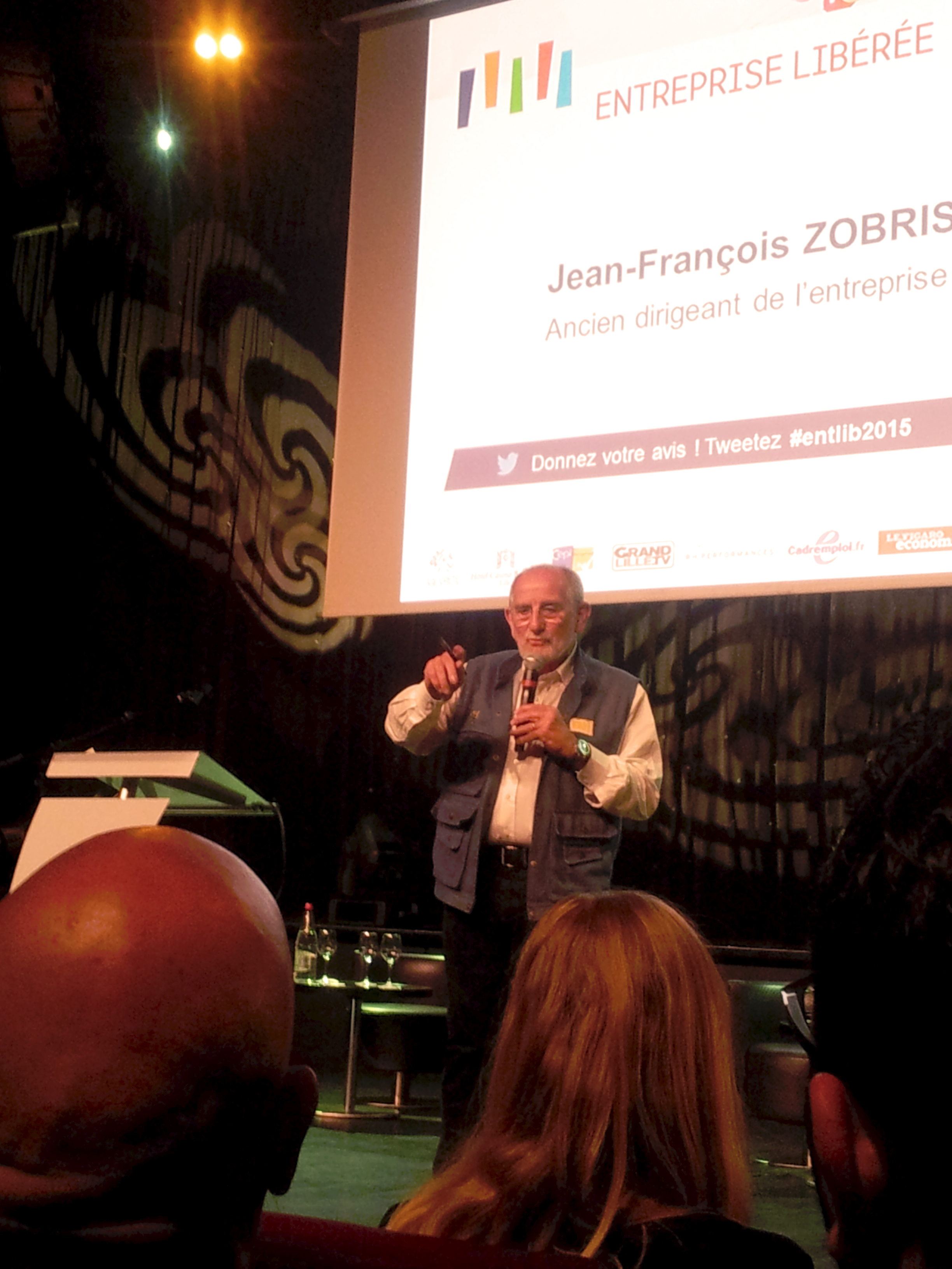 Jean-François Zobrist à Lille devant 500 personnes parle de "l'entreprise libérée Favi"